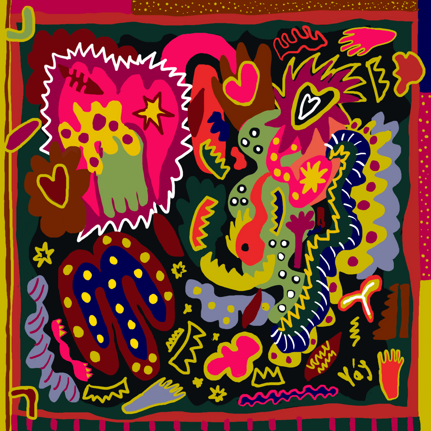 The Woman Silk Cotton Bandana