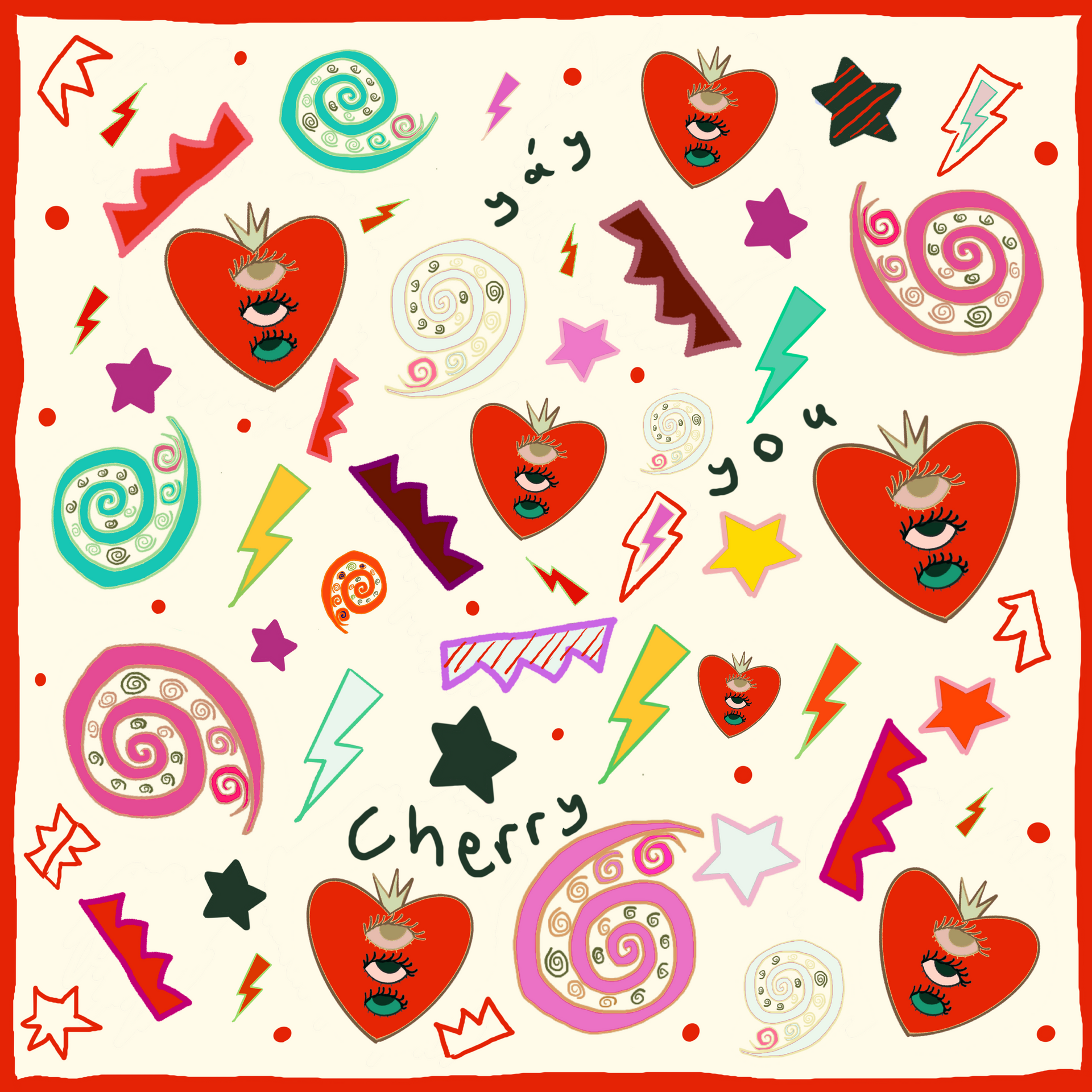 【新品】RILY 今市隆二 バンダナ Heart Logo Bandana Heart Bandana | RoyalBandana™