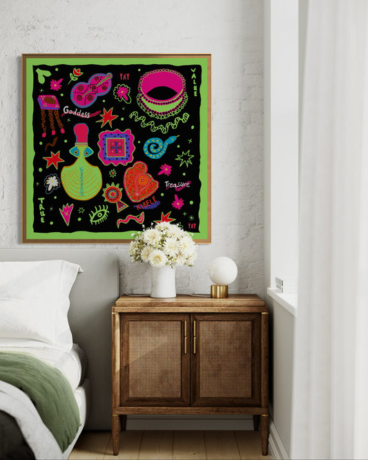 Goddess Treasure Silk Cotton Bandana