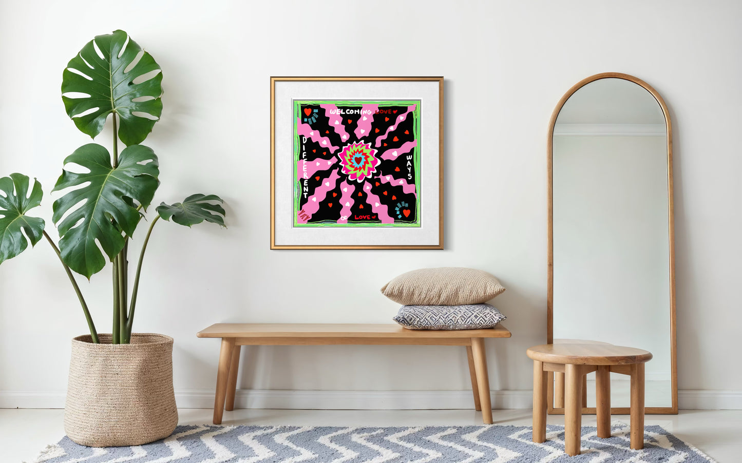 Love Frequency Silk Cotton Bandana