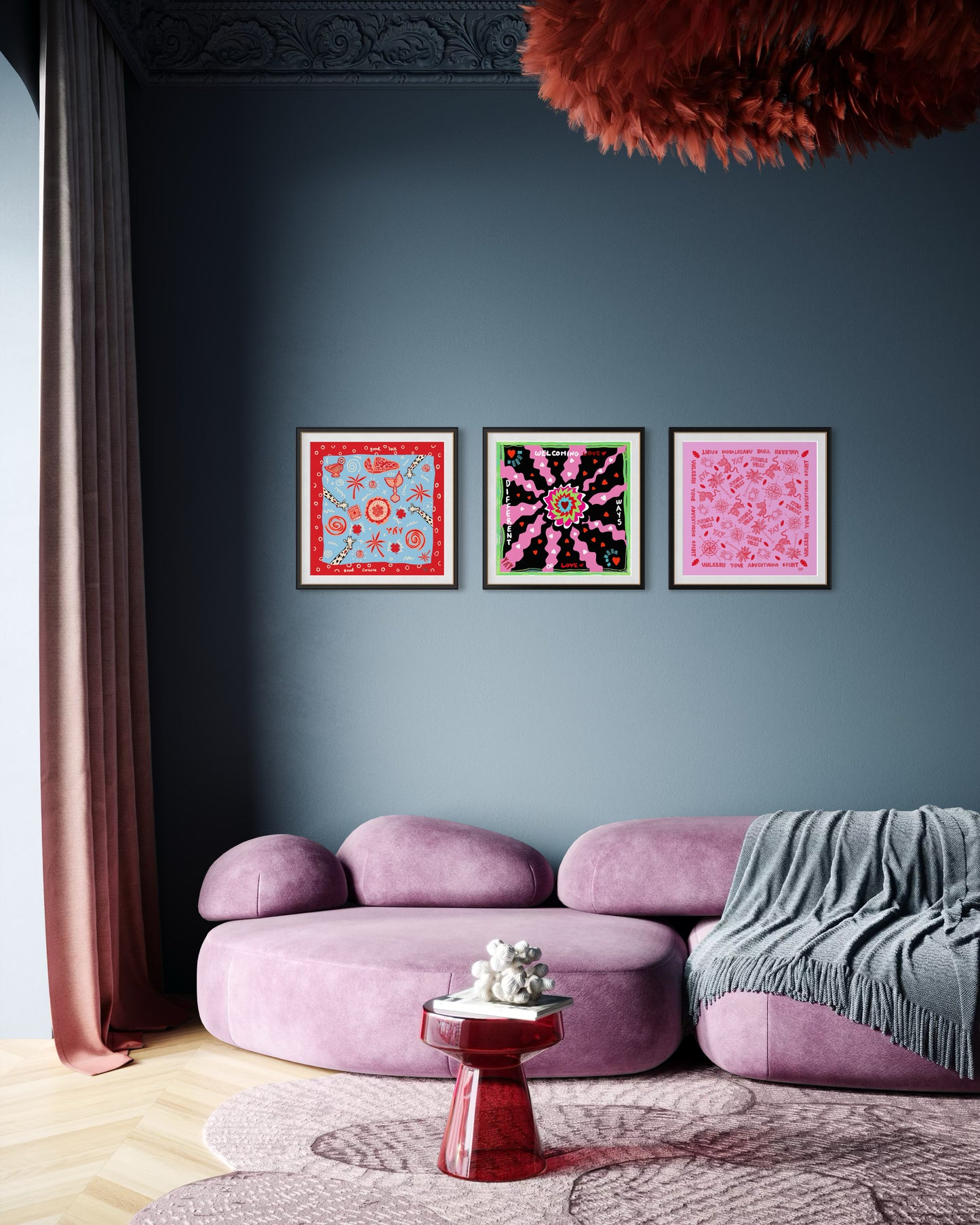 Wild One Silk Cotton Bandana