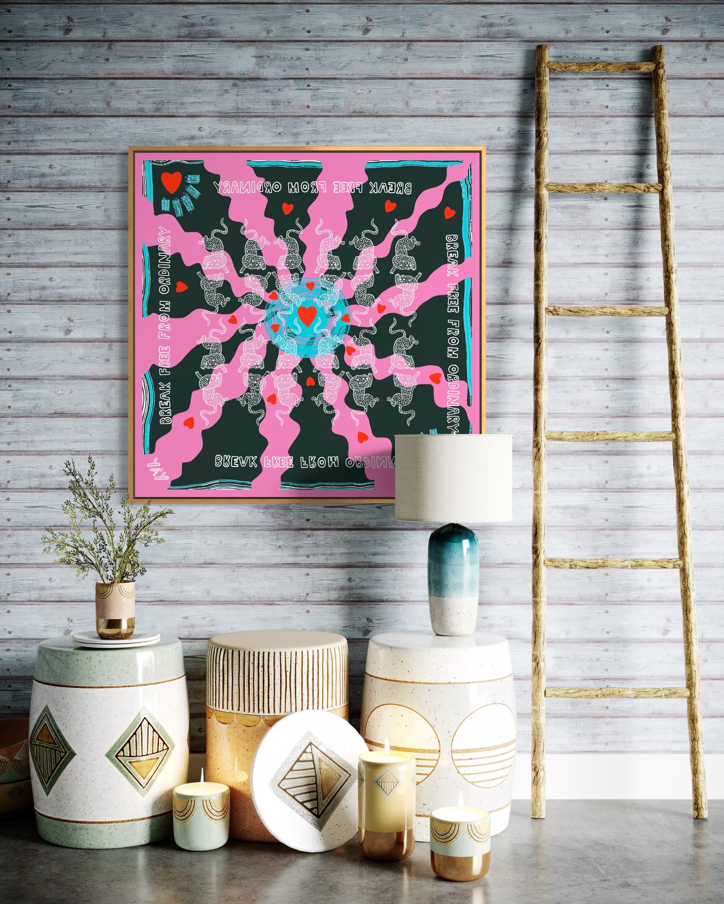 Break Free Interactive Cotton Scarf