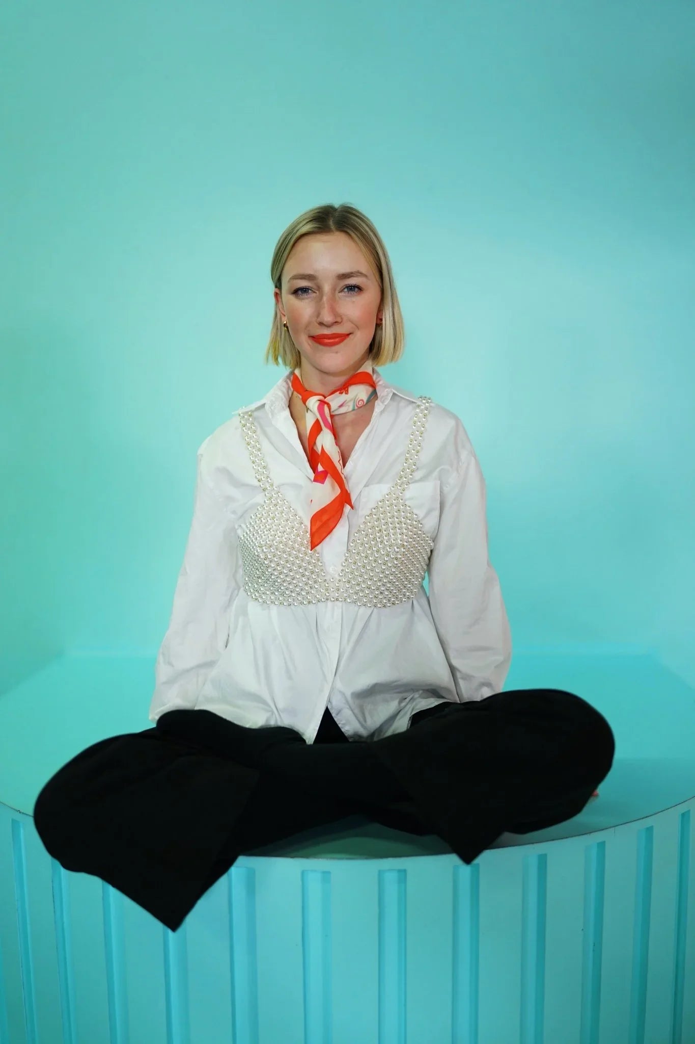 All Eyes On You Silk Cotton Bandana - Yáy Atelier