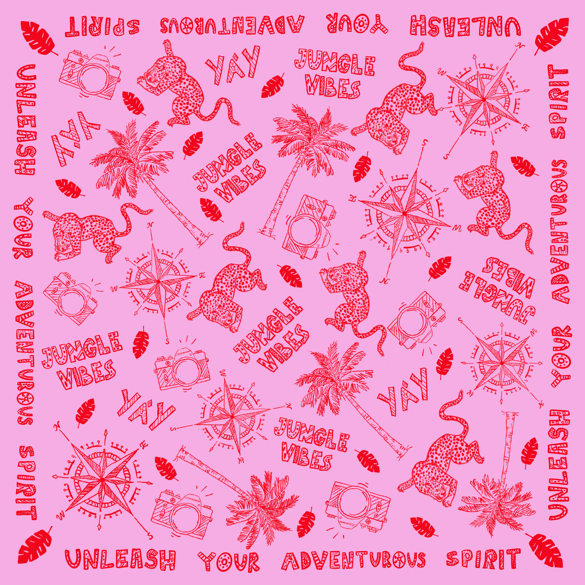 Wild One Silk Cotton Bandana - Yáy Atelier